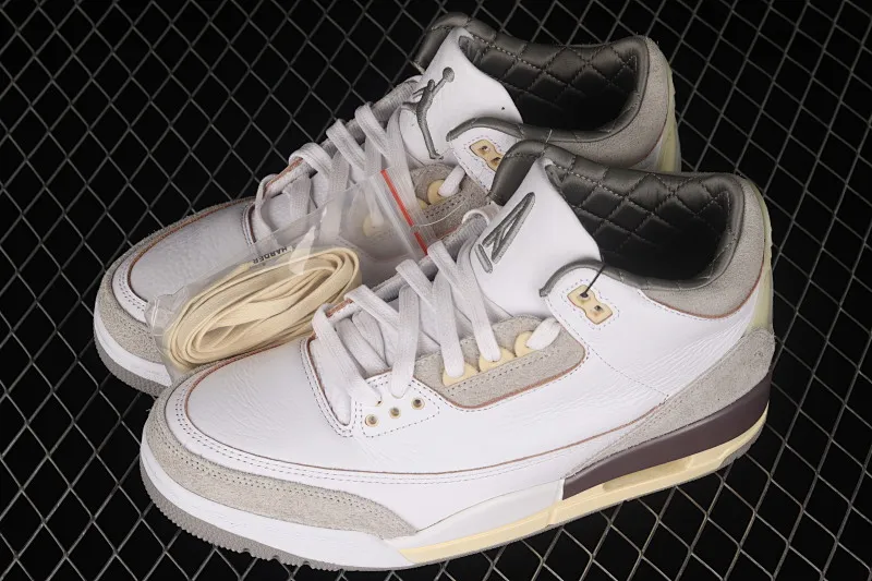 All categories Air Jordan Jordan series basketball shoes Air Jordan 3 foreign trade version Air Jordan 3 Retro SP "Medium Grey" AJ3 Joe 3 meters white gray burst pattern DH3434-110